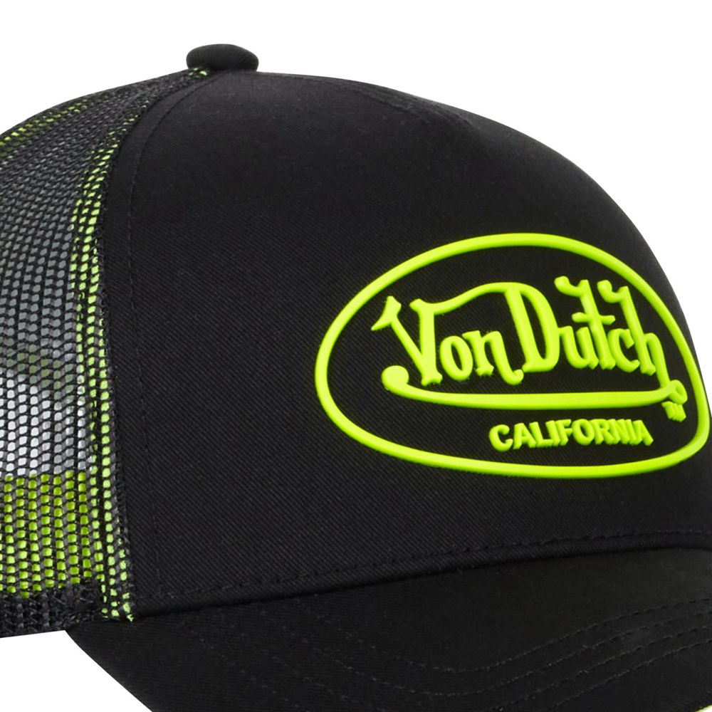 Von Dutch Baseball With Dom Net Cap Black / Green | US-KWAMPS298