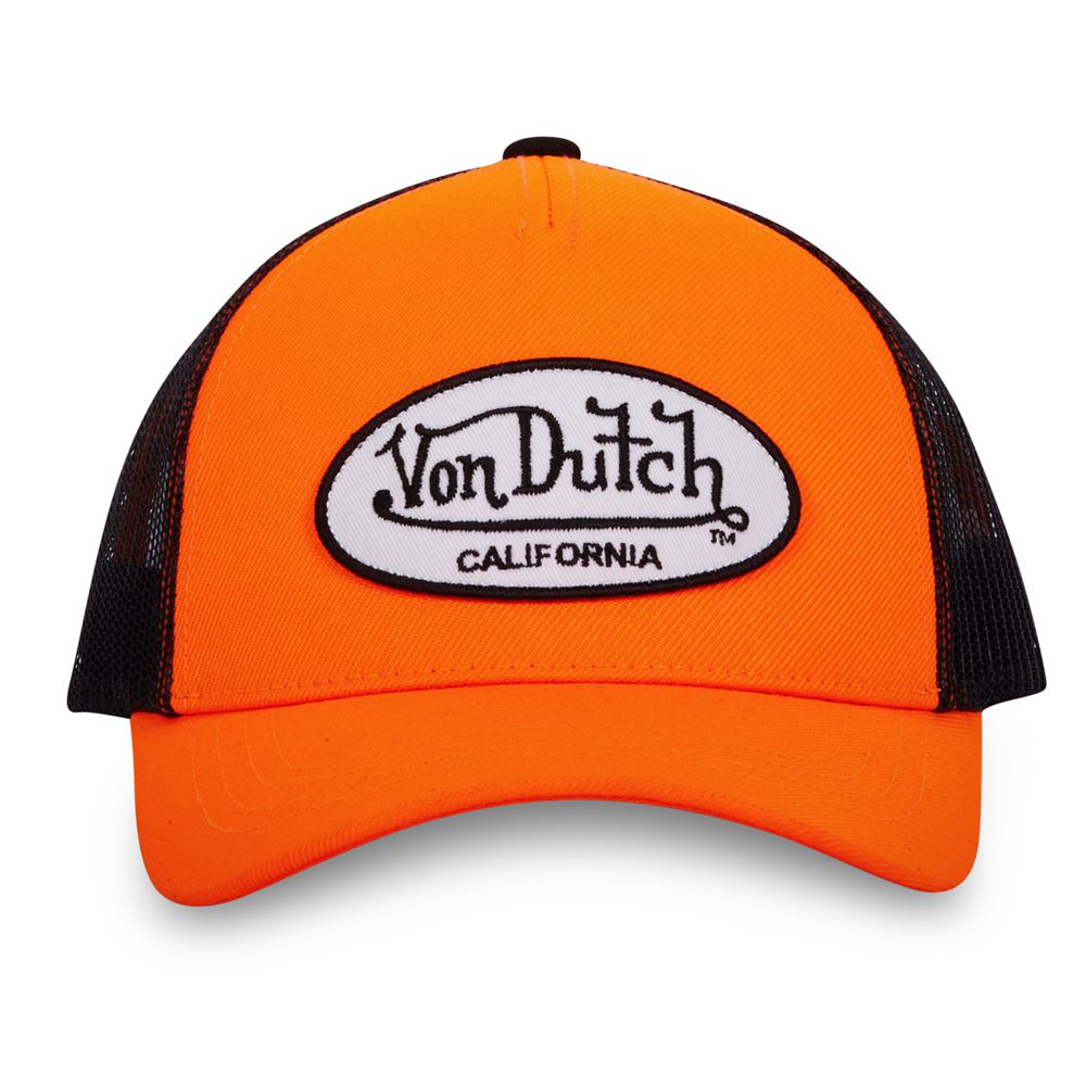 Von Dutch Baseball With Fluo Fresh Net Cap Orange / Black | US-LJAMKG309