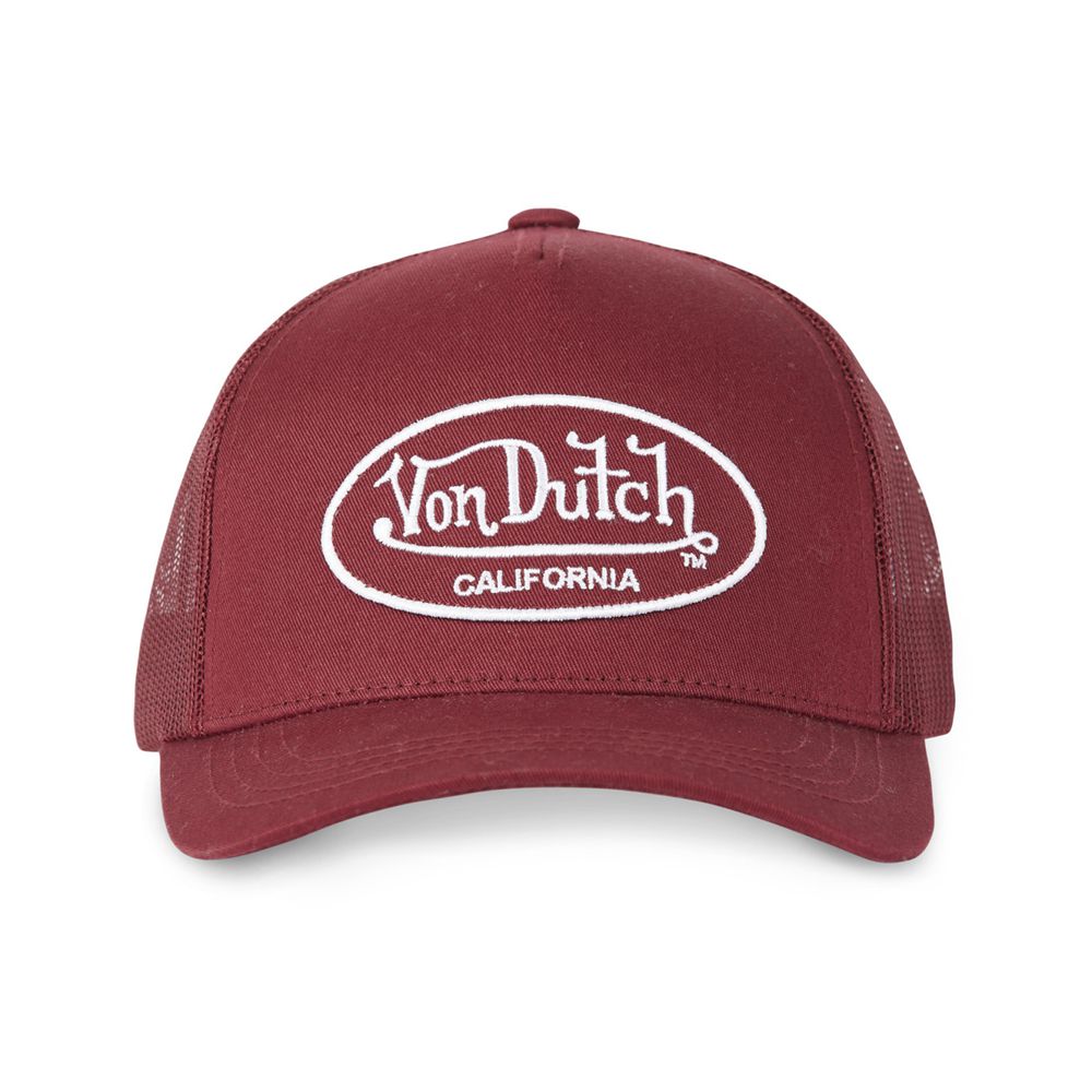 Von Dutch Baseball With Lof Net Cap Red / White | US-WREUDY761