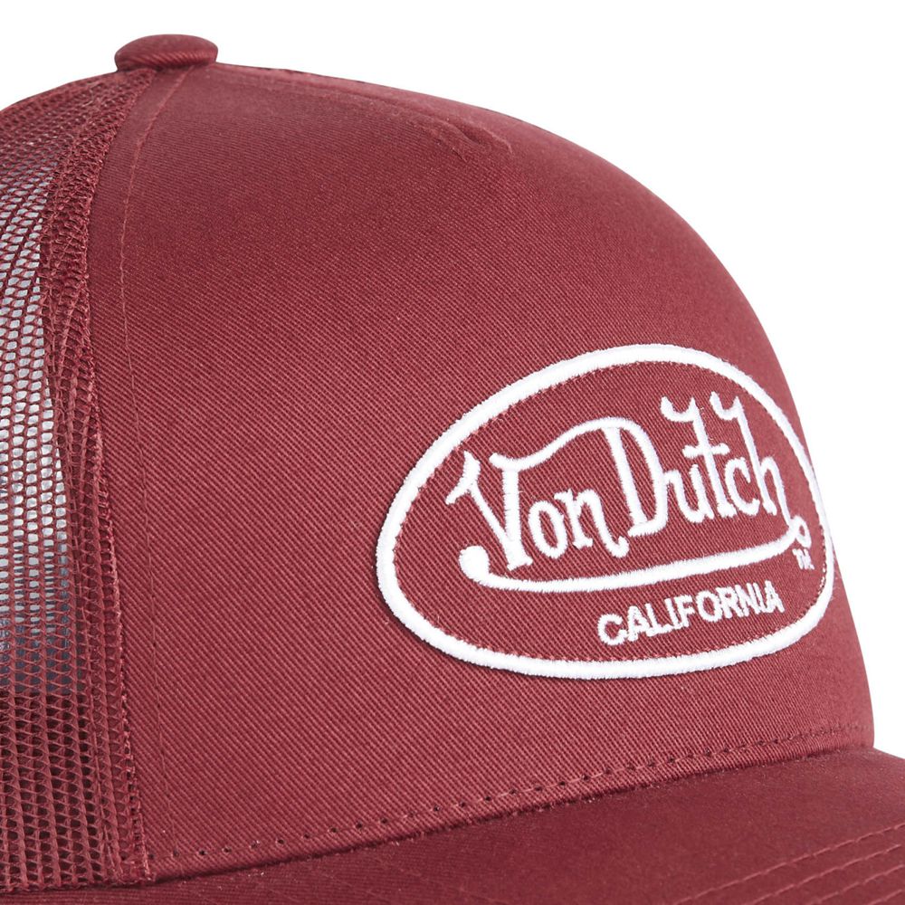 Von Dutch Baseball With Lof Net Cap Red / White | US-WREUDY761