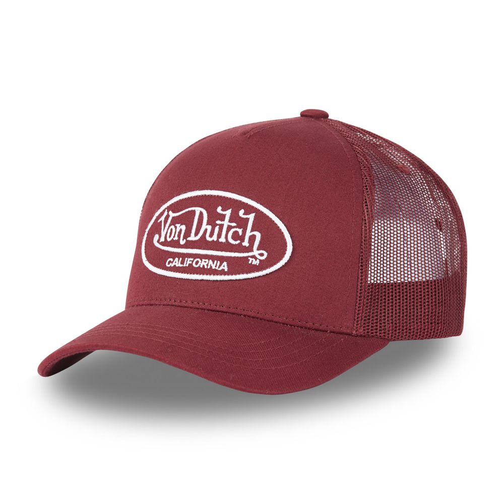 Von Dutch Baseball With Lof Net Cap Red / White | US-WREUDY761