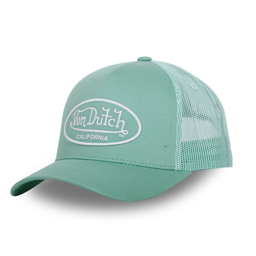 Von Dutch Baseball With Lof Net Cap Turquoise | US-LWHDCV346