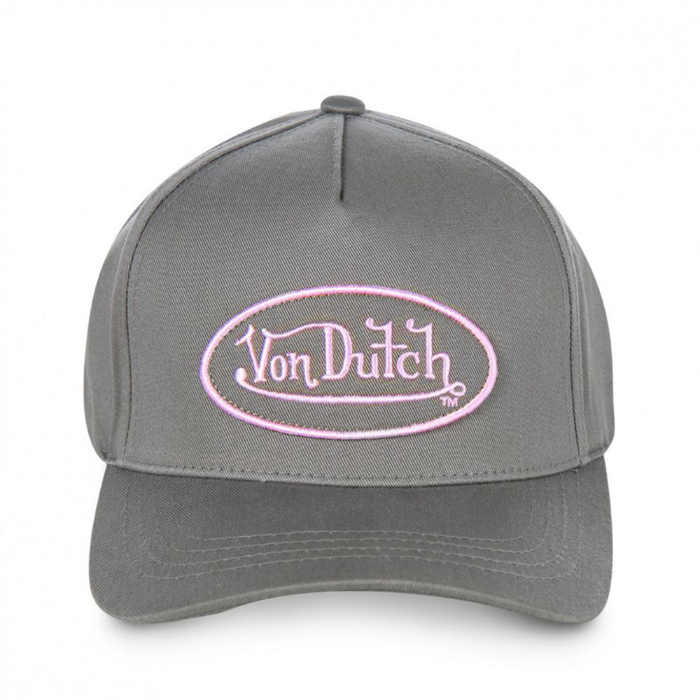 Von Dutch Baseball Wo Eva3 Cap Grey | US-REODAV351