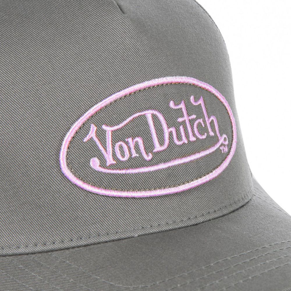 Von Dutch Baseball Wo Eva3 Cap Grey | US-REODAV351