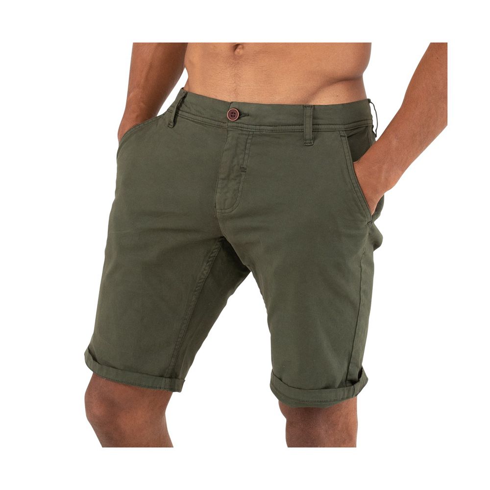 Von Dutch Bermuda Chino Bary Men Shorts Khaki | US-SKLQVE197