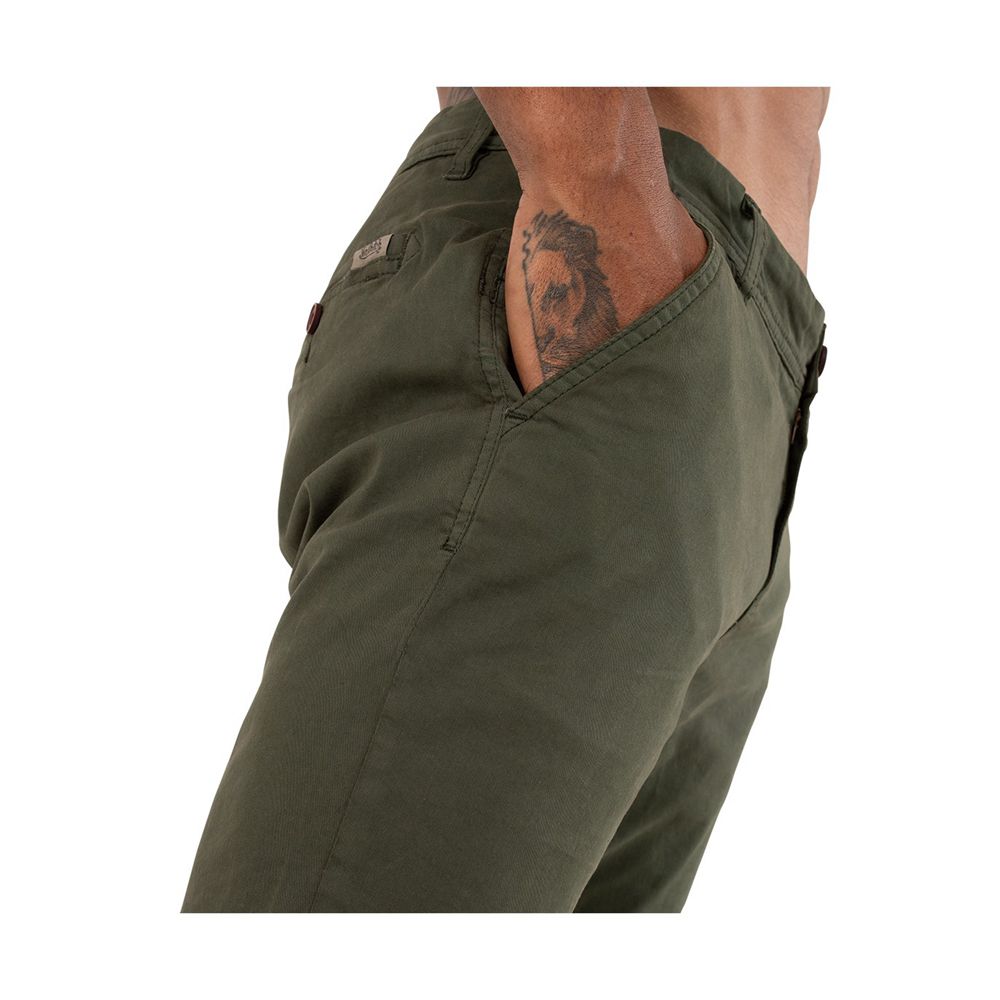 Von Dutch Bermuda Chino Bary Men Shorts Khaki | US-SKLQVE197