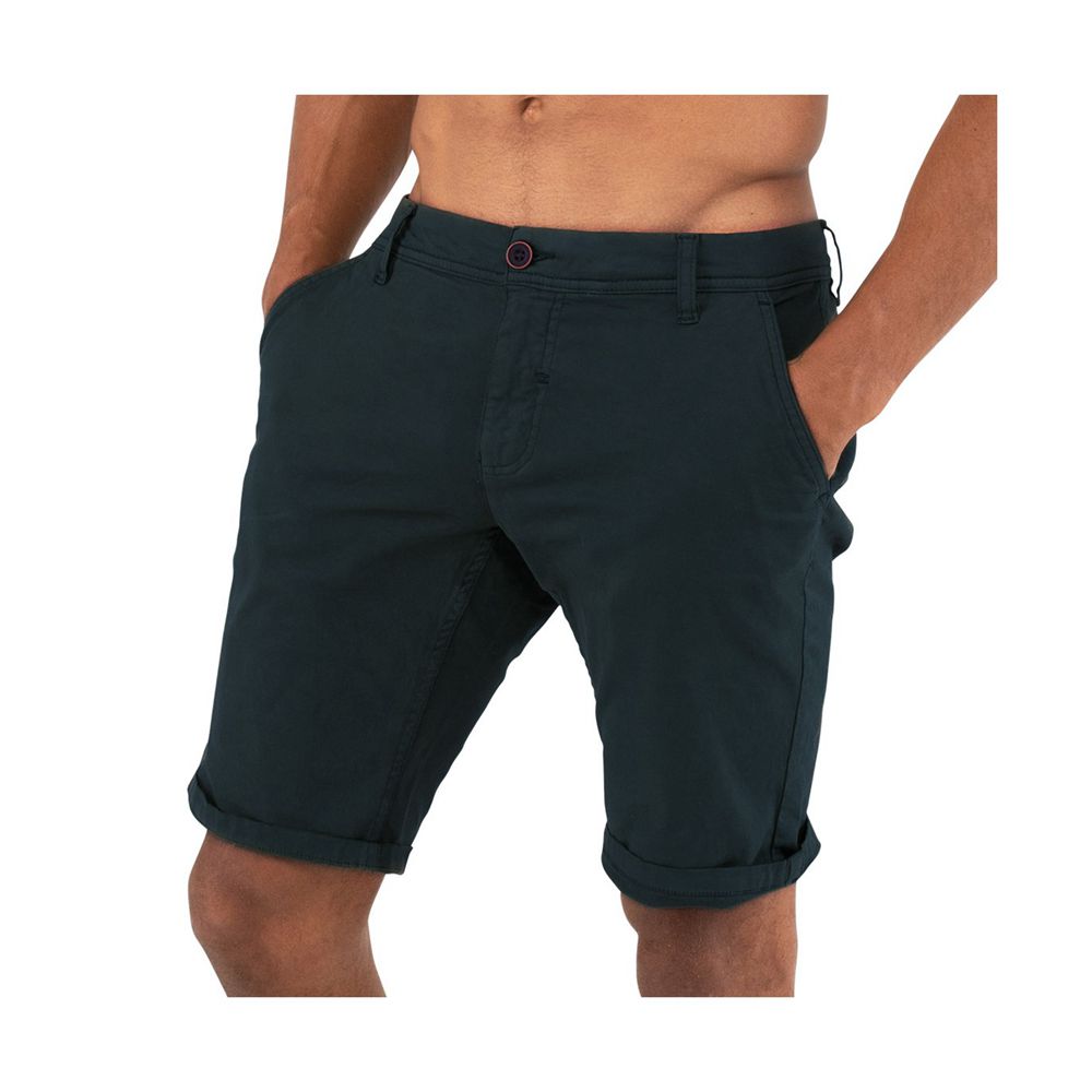 Von Dutch Bermuda Chino Bary Men Shorts Blue | US-EVHGNW953