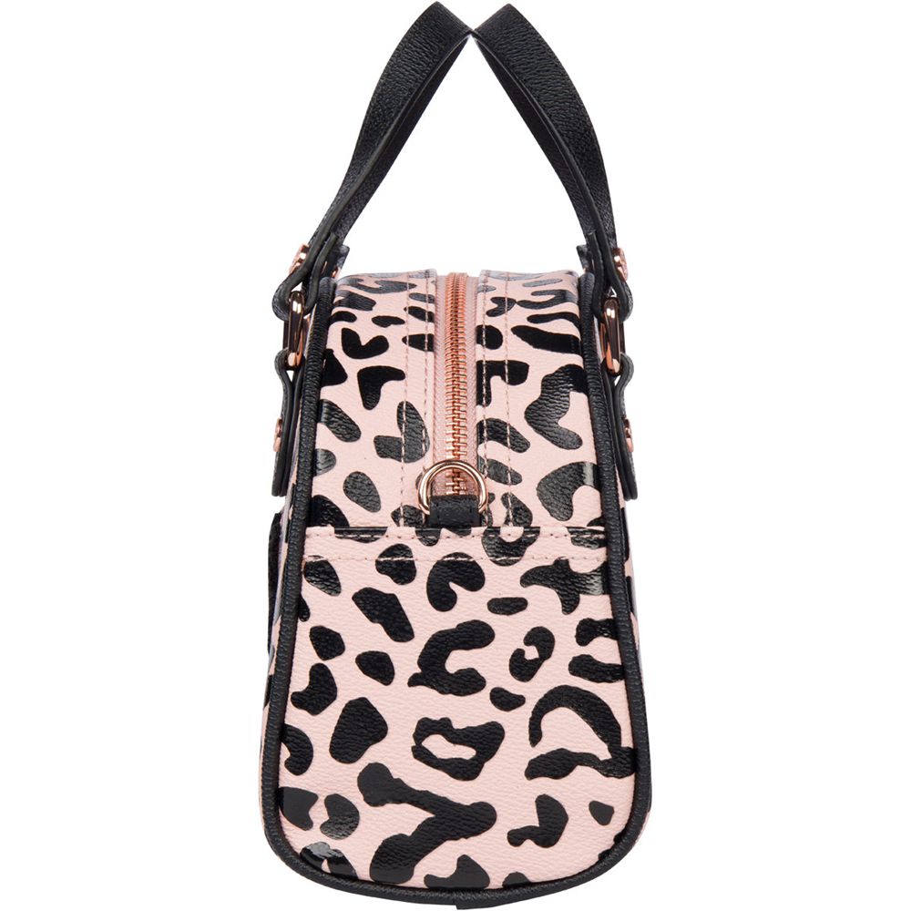 Von Dutch Cheetah Small Women Bowling Bag Rose | US-UDGJOI876