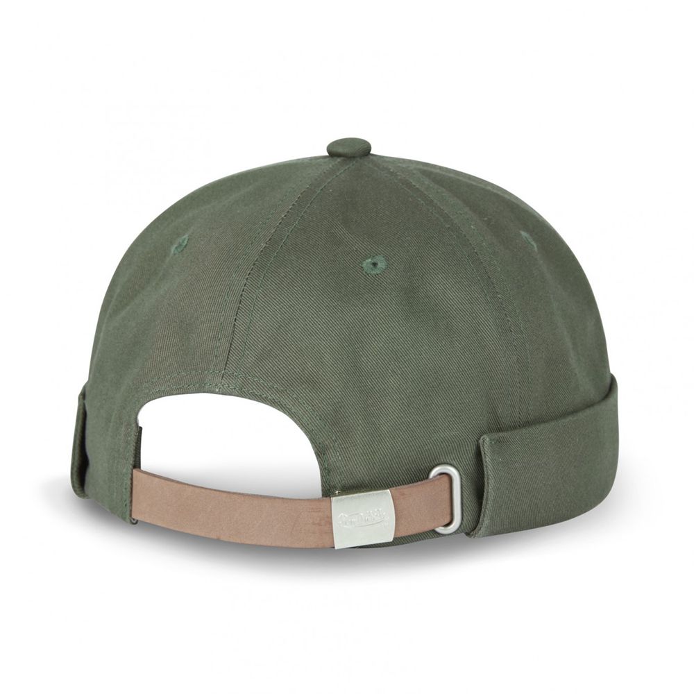 Von Dutch Cotton Docker Cap Khaki | US-KAPFRW862