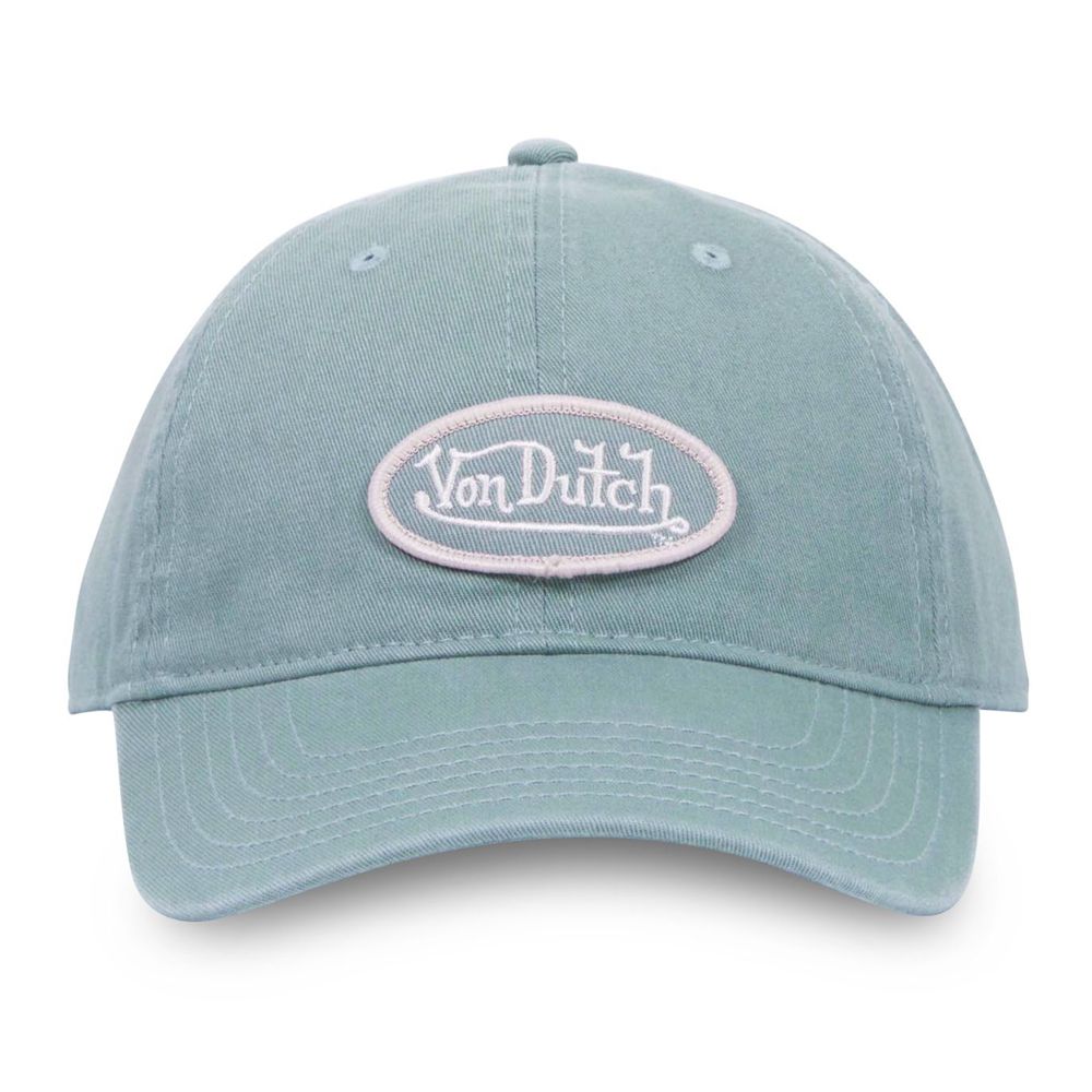 Von Dutch Dad Cotton Starback Closure Cap Blue | US-UXDFWJ256