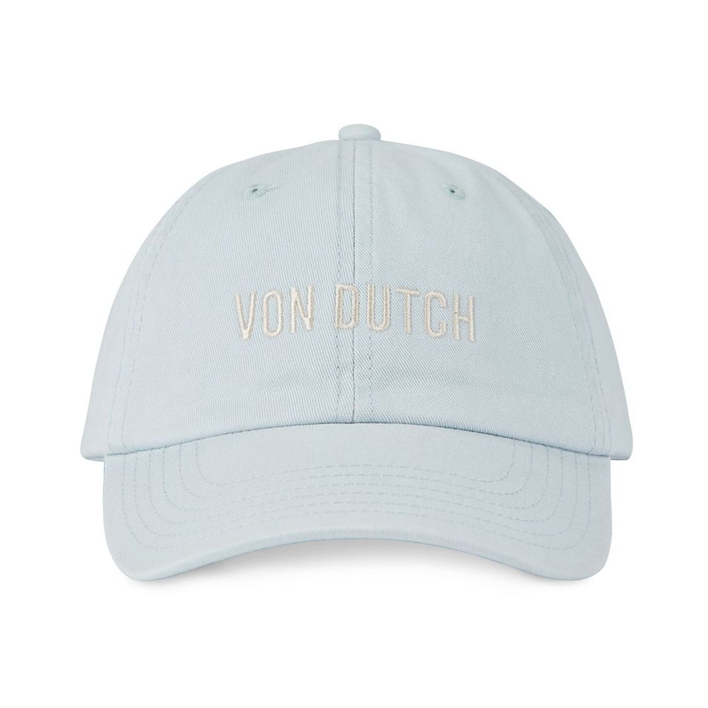 Von Dutch Dad Cotton Starback Closure Cap Blue | US-GNBRCJ732