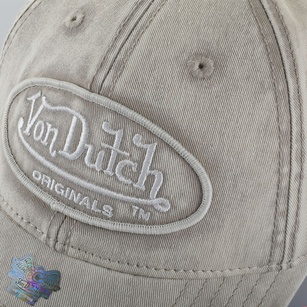 Von Dutch Db Denver Cap Grey / Beige | US-MPESQN204