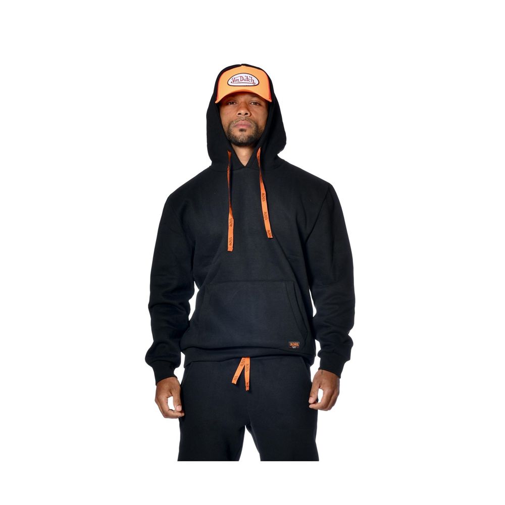 Von Dutch Hay Men Hoodie Black | US-ODCFZI621