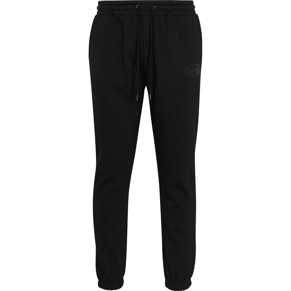 Von Dutch Logo Jogger Women Joggers Black | US-HCXQVT674