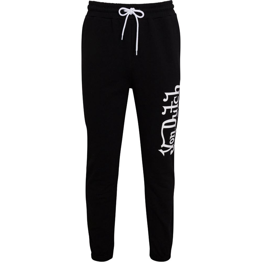 Von Dutch Originals Logo Men Joggers Black | US-UTLMDX620