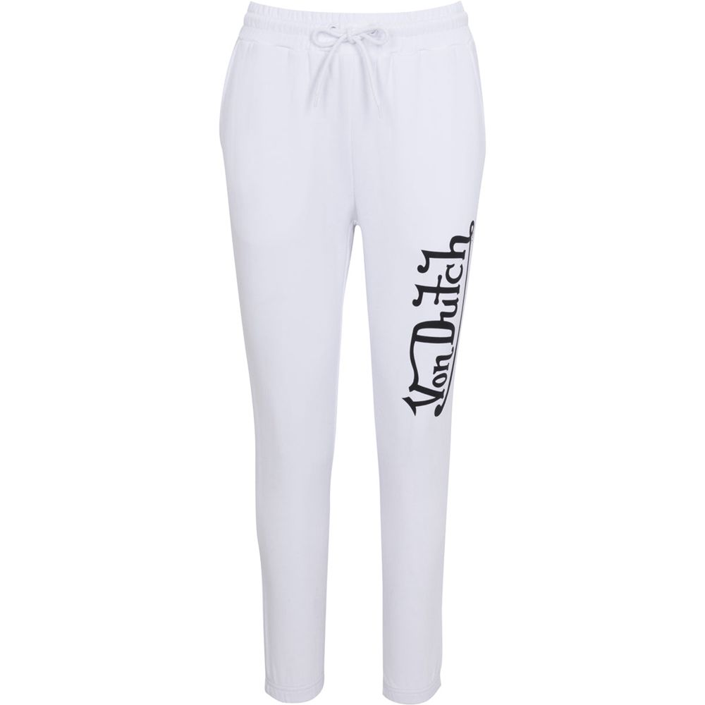 Von Dutch Originals Logo Women Joggers White | US-AXERLI392