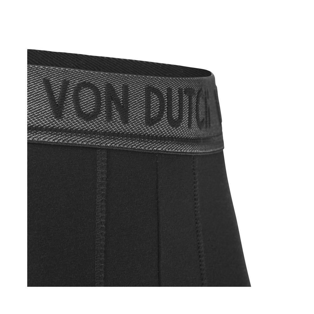 Von Dutch Pack Of 3 Cotton Original Men Boxers Black / Blue | US-LEFIVD294