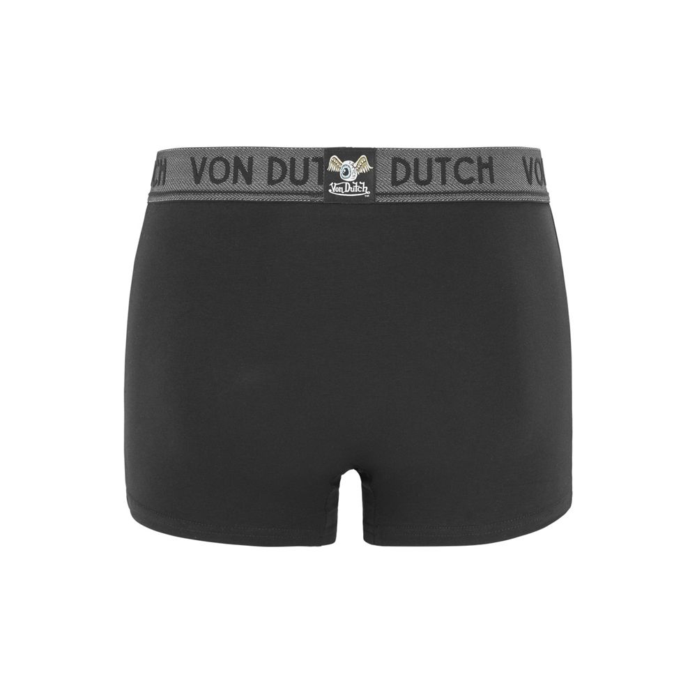 Von Dutch Pack Of 3 Cotton Original Men Boxers Black / Blue | US-LEFIVD294