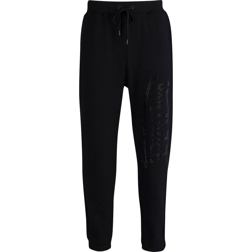 Von Dutch Rhinestones Men Joggers Black | US-GVWPTS016