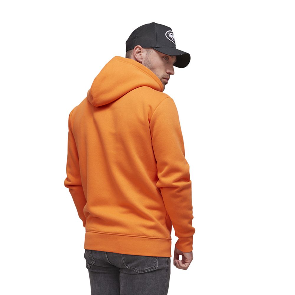 Von Dutch Slimane Zippered Cotton Men Hoodie Orange | US-MVGHRC976