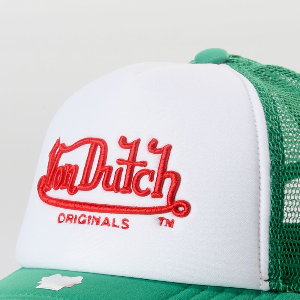 Von Dutch Trucker Atlanta Cap Green / White / Red | US-PNDFAC560