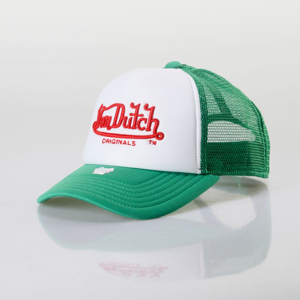 Von Dutch Trucker Atlanta Cap Green / White / Red | US-PNDFAC560