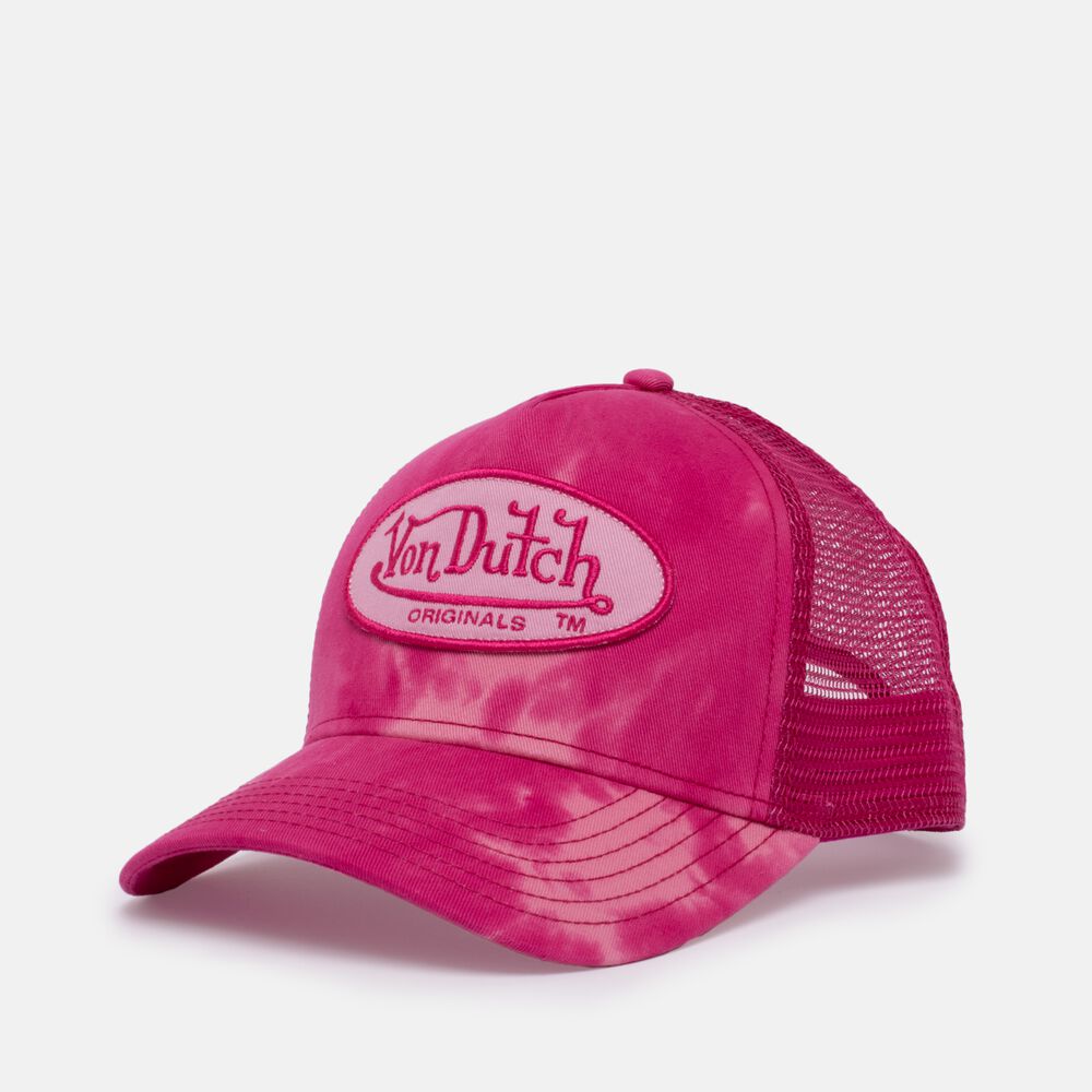 Von Dutch Trucker Boston Cap Pink | US-MYCIEL489