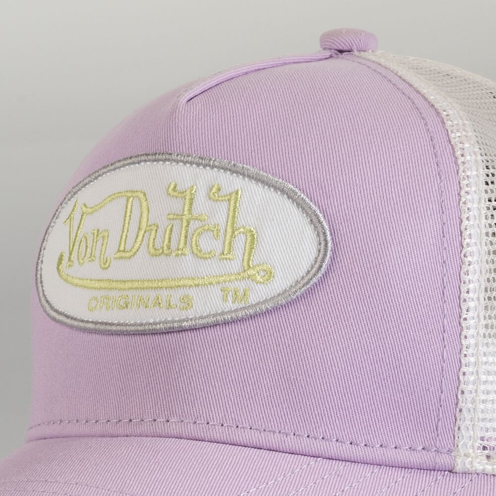 Von Dutch Trucker Boston Cap Purple / White | US-EIDNVK425