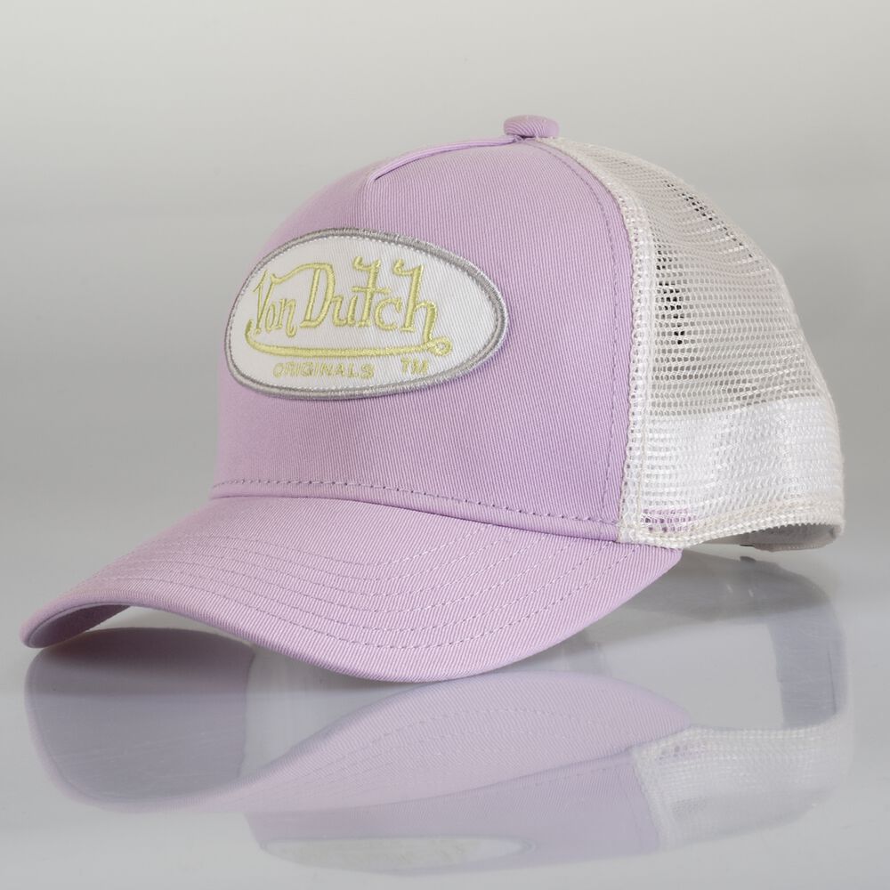 Von Dutch Trucker Boston Cap Purple / White | US-EIDNVK425