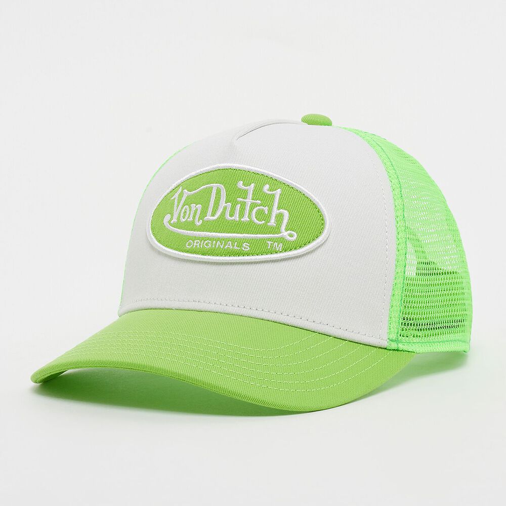 Von Dutch Trucker Boston Cap White / Green | US-DIVMHC382