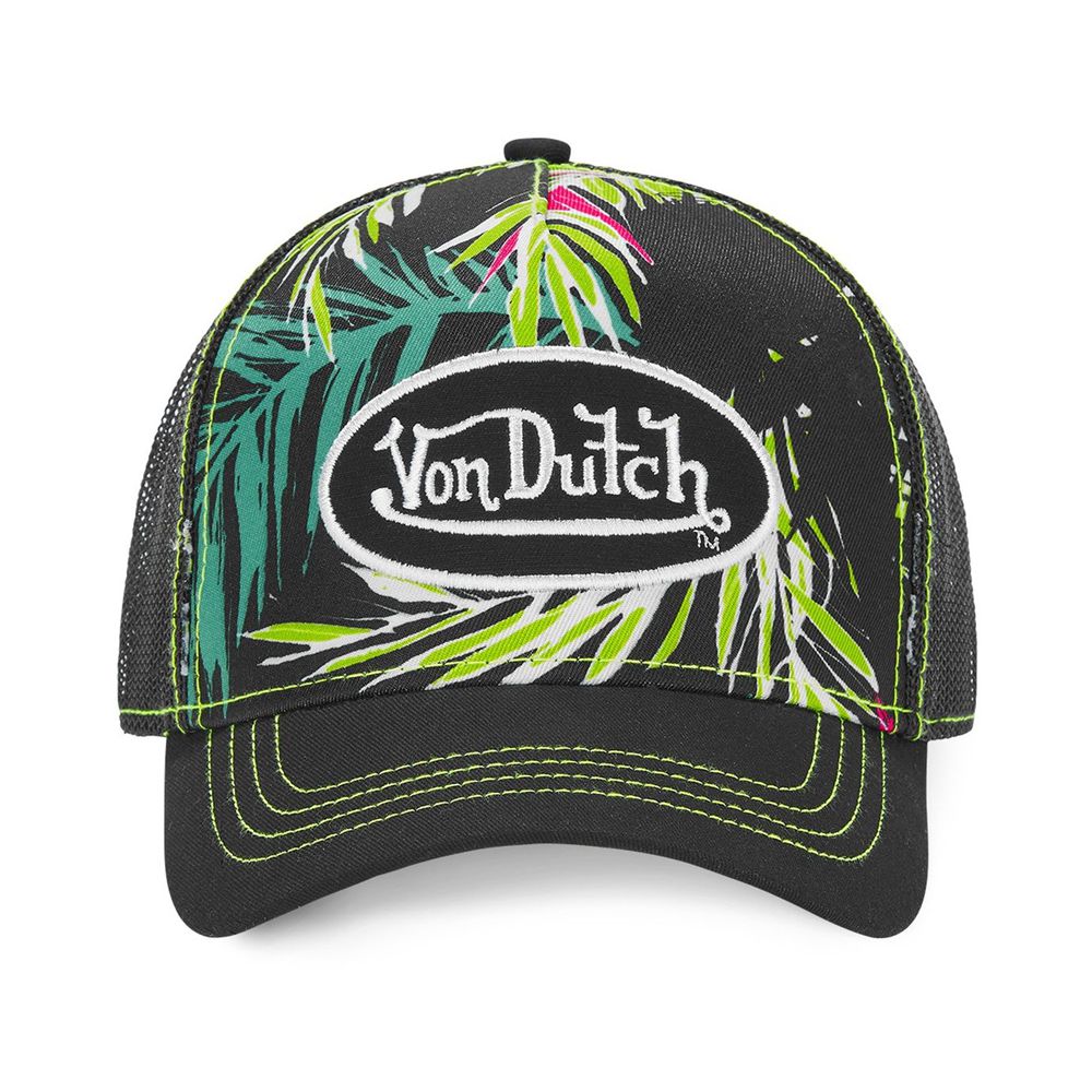 Von Dutch Trucker Cap Black / Green | US-NPTDQF184