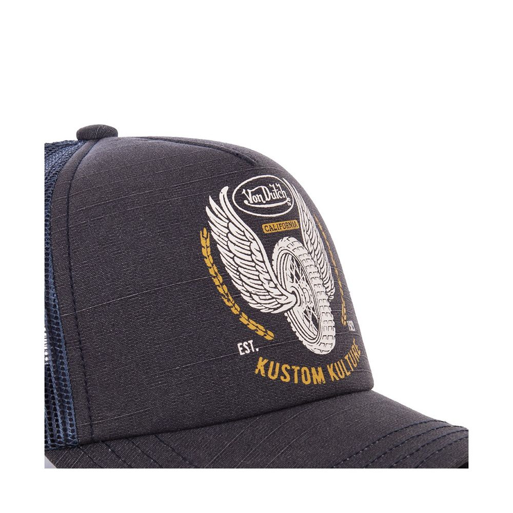 Von Dutch Trucker Crew Kustom Kulture Cap Blue | US-LZESQC361