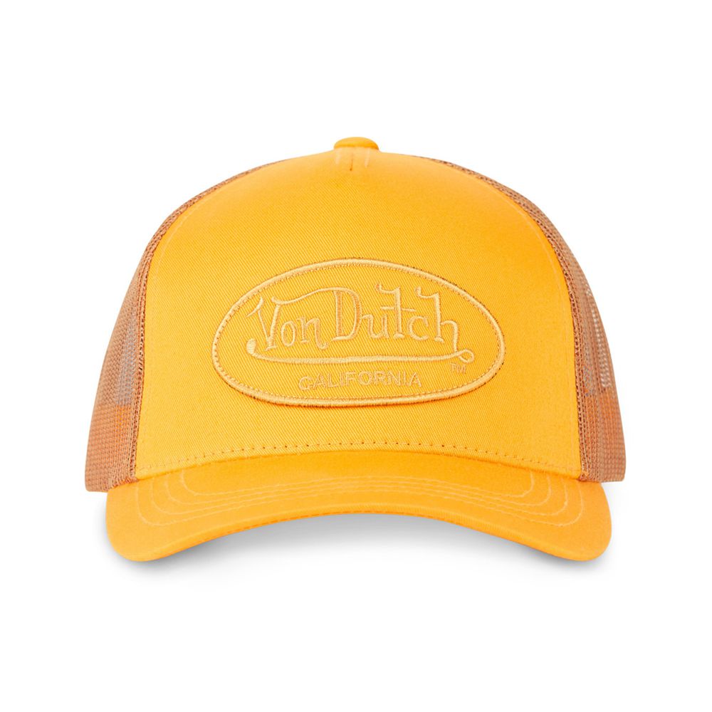 Von Dutch Trucker Lofb Cap Orange / Yellow | US-JLGZCR521