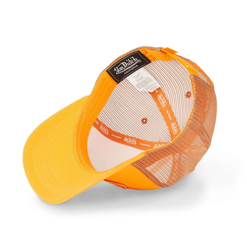 Von Dutch Trucker Lofb Cap Orange / Yellow | US-JLGZCR521