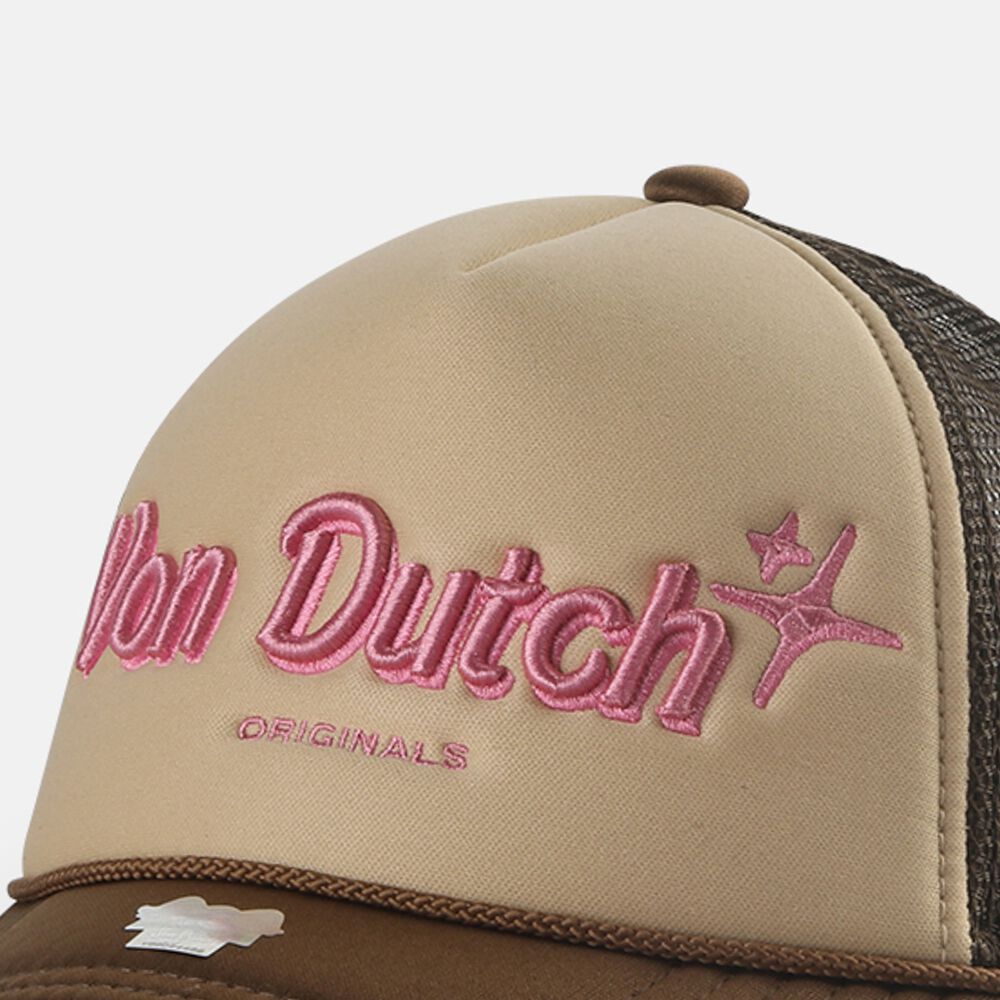 Von Dutch Trucker Lund Cap Beige / Brown | US-XLYBFR261