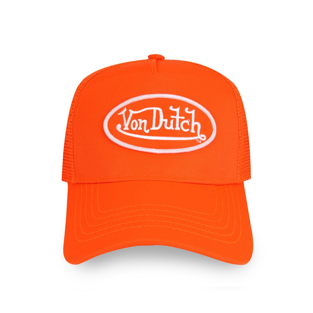 Von Dutch Trucker Neon Cap Orange | US-FXQYKA710