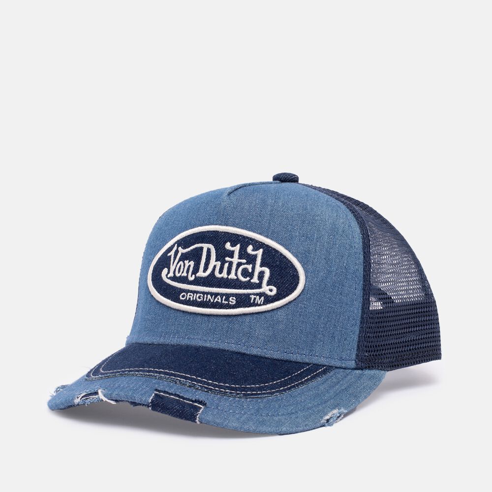 Von Dutch Trucker Ottawa Cap Blue | US-ZETJWX639