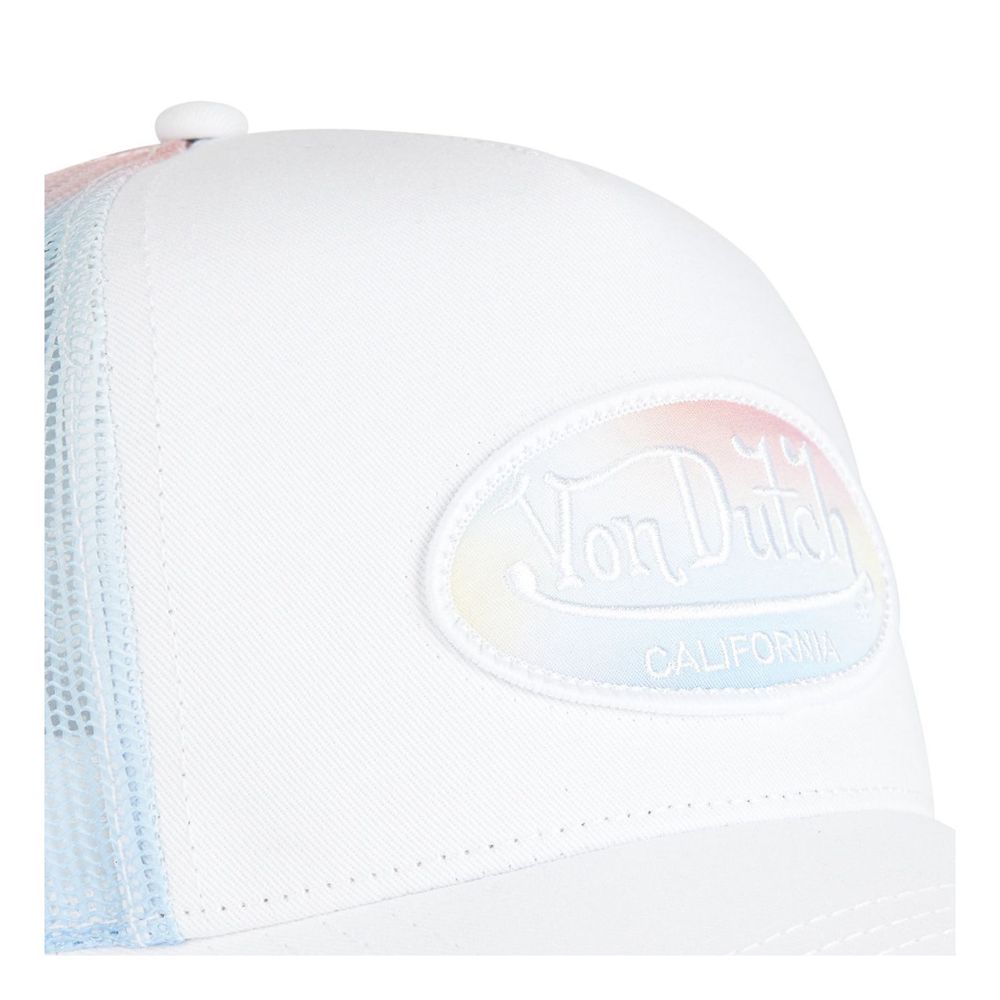 Von Dutch Trucker Snapback Closure Pastel Cap White | US-HYOFEX695