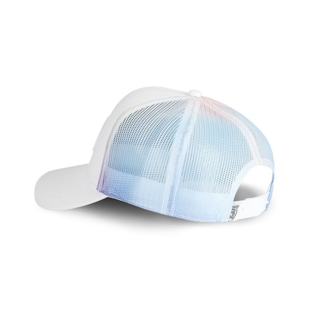 Von Dutch Trucker Snapback Closure Pastel Cap White | US-HYOFEX695