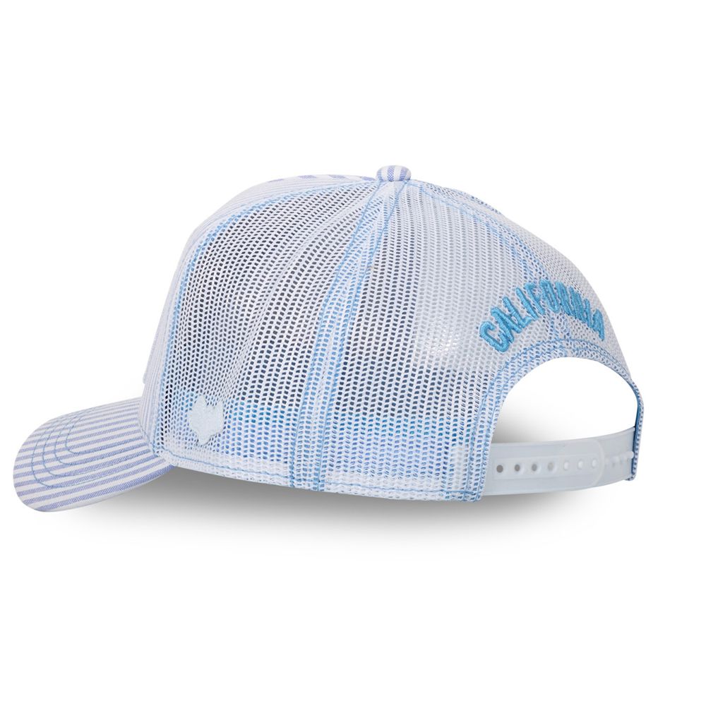 Von Dutch Trucker Snapback Flag Closure Cap Blue / White / Purple | US-DHVTQR374