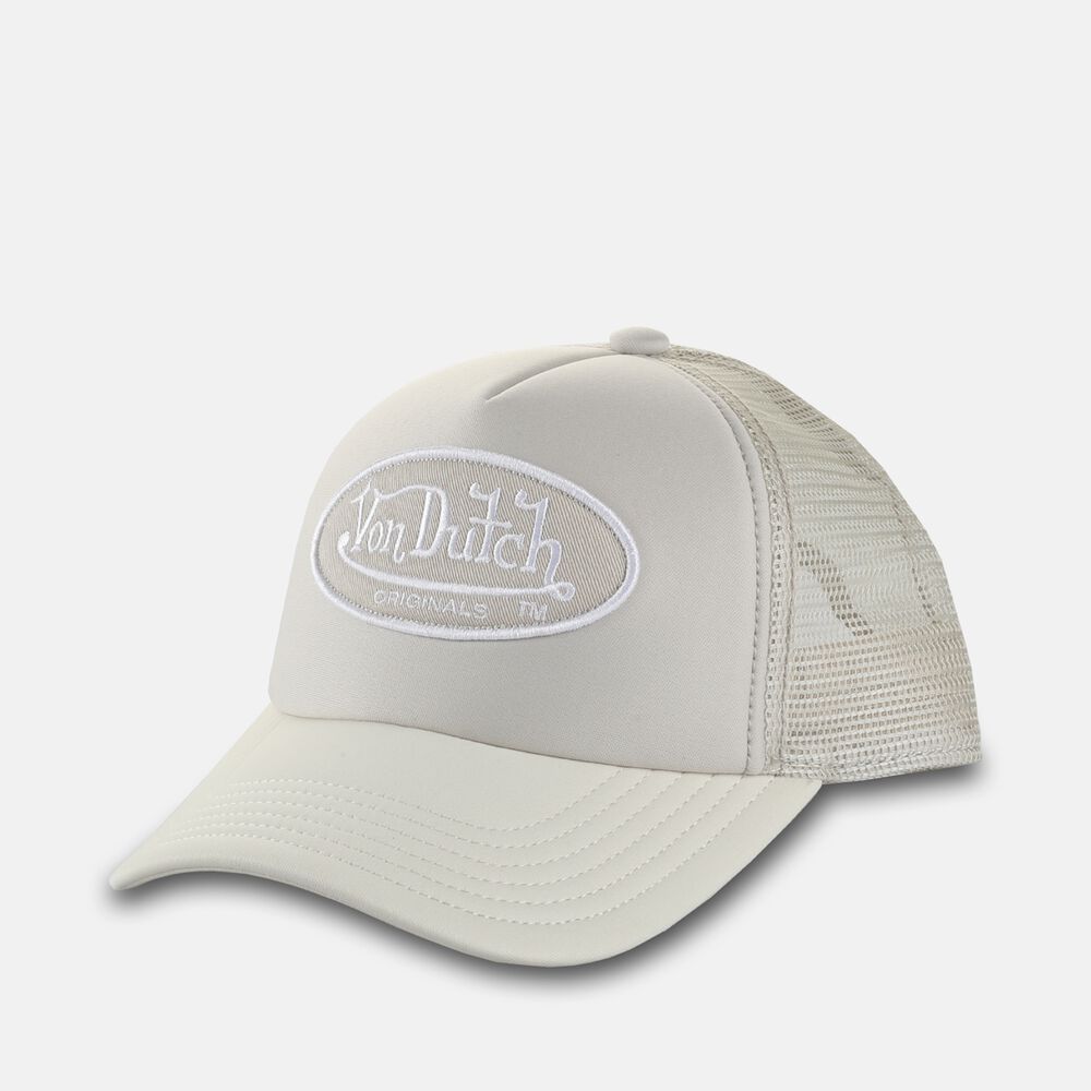 Von Dutch Trucker Tampa Cap Beige / Cream | US-SYULVI276