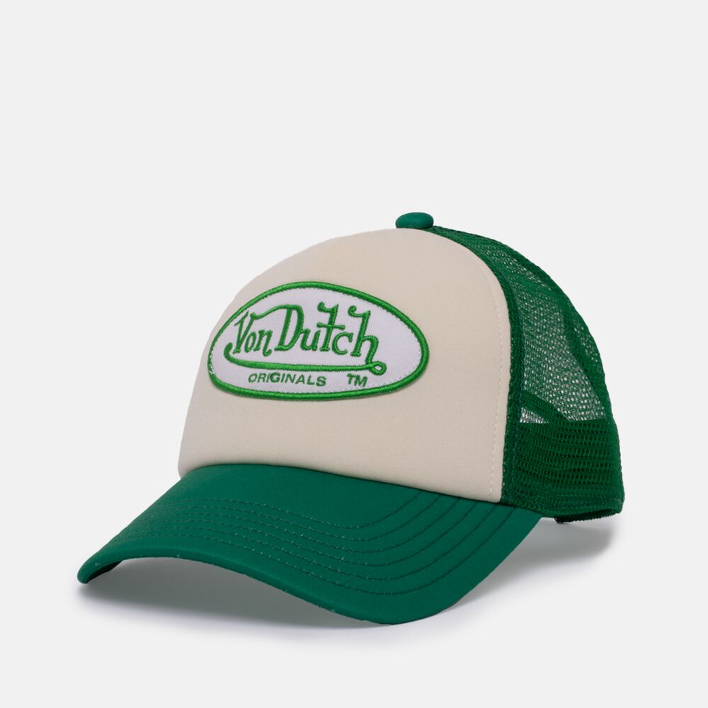 Von Dutch Trucker Tampa Cap Green / Cream | US-CKYBSU123