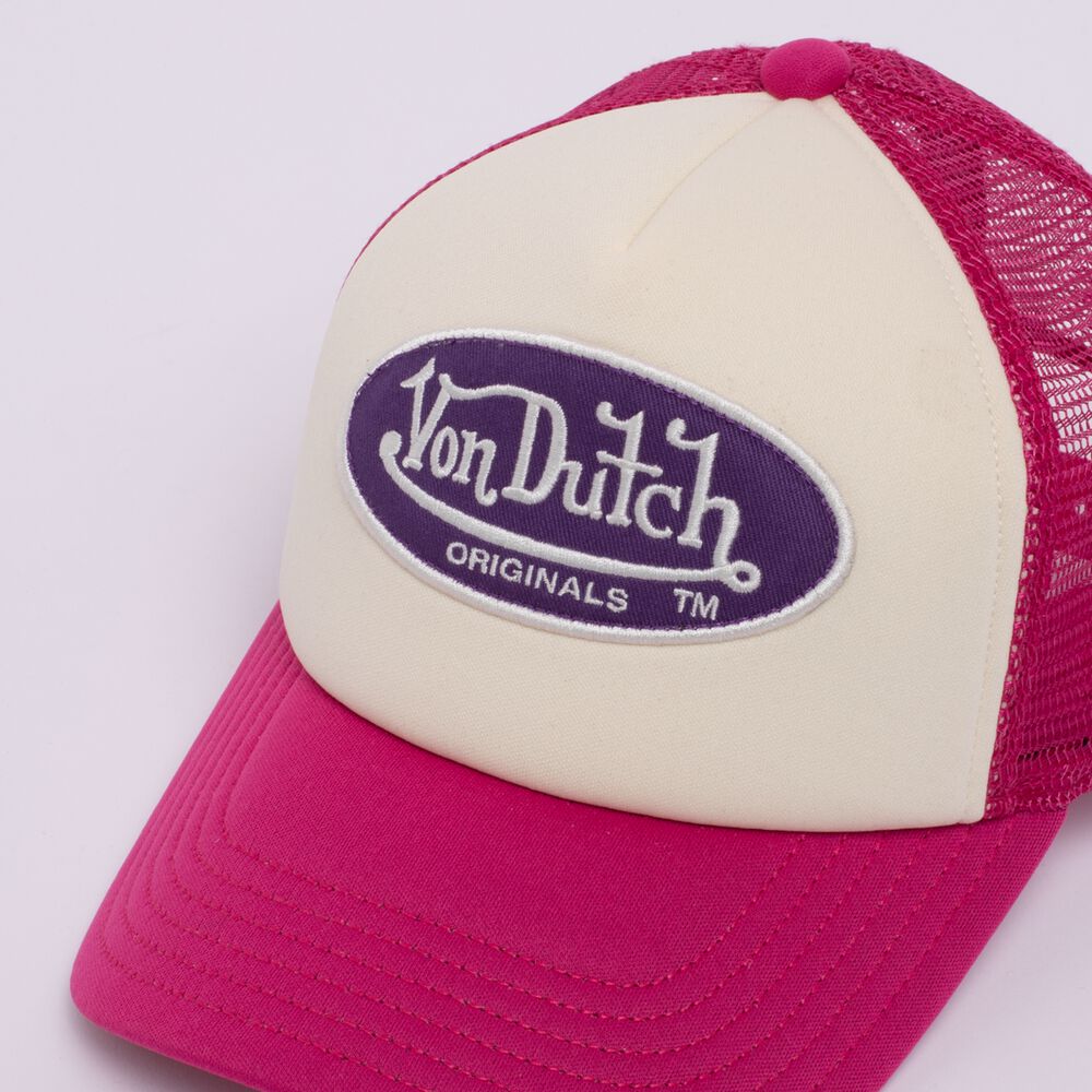 Von Dutch Trucker Tampa Cap Pink / White / Purple | US-IZSMLG504