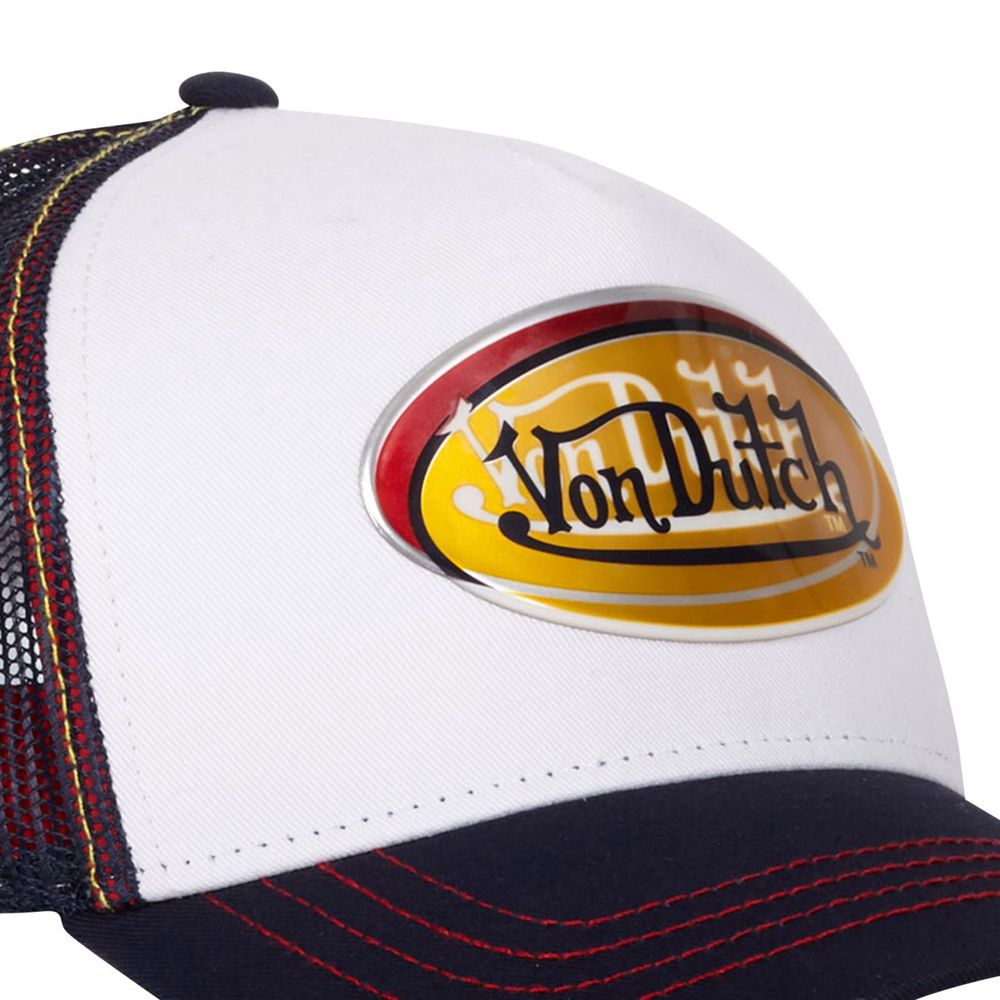 Von Dutch Trucker With Adec Net Cap White | US-KZCFNE479