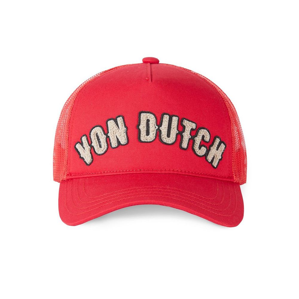 Von Dutch Trucker With Net Cap Red | US-DIYFEO952