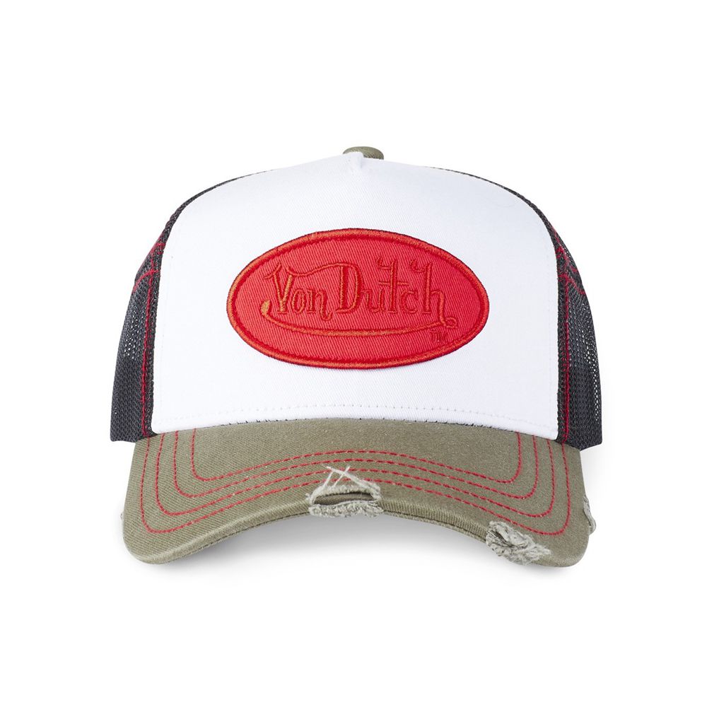 Von Dutch Trucker With Net Cap White / Grey | US-AYBZFM632