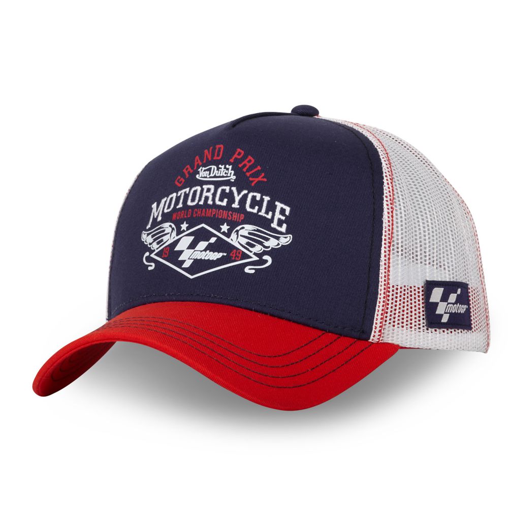 Von Dutch Trucker With Net Moto Gp Cap Blue / Red / White | US-XEDIZA931