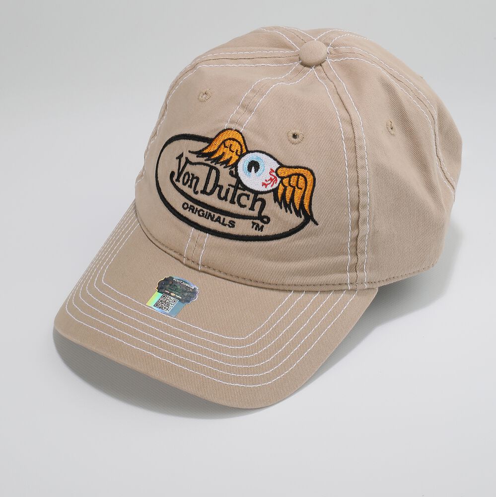 Von Dutch Unstructured Houston Cap Beige | US-IGNMPZ694