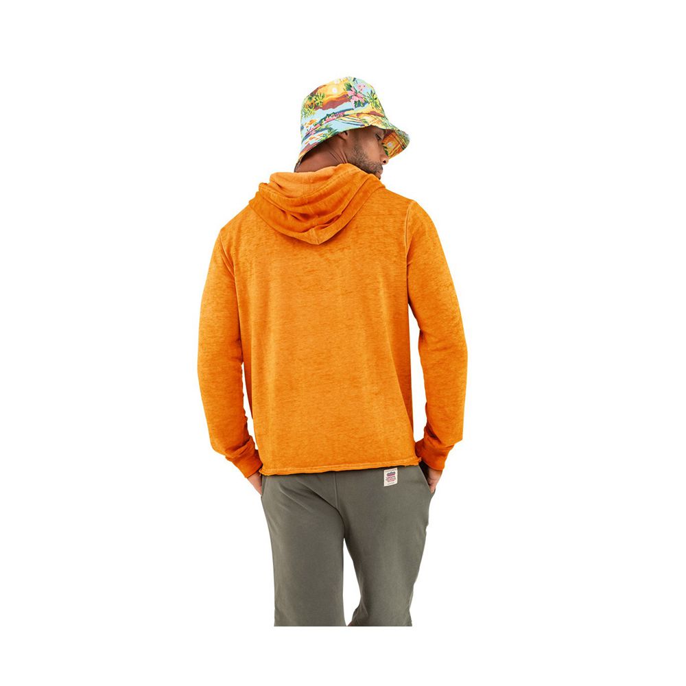 Von Dutch Use Ryan Cotton Men Hoodie Orange / White | US-SCUMJP430