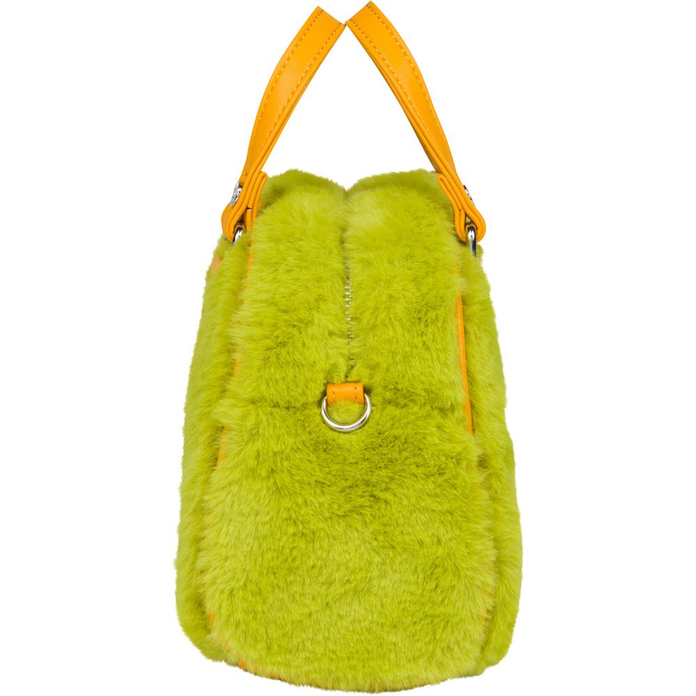 Von Dutch Vegan Furry Small Women Bowling Bag Green | US-KYGTAM420